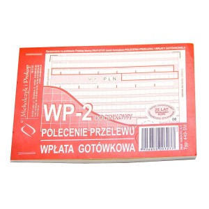 DRUK Polecenie Przelewu - Wpłata Gotówkowa A6 1+1 Michalczyk i Prokop 449-5M
