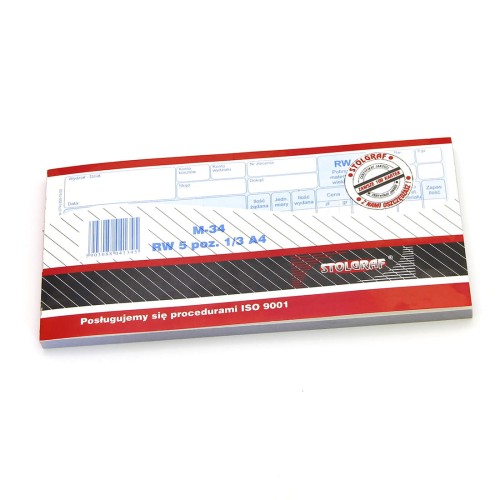 DRUK Pobranie Materiałów RW 5 1/3 A4  - STOLGRAF