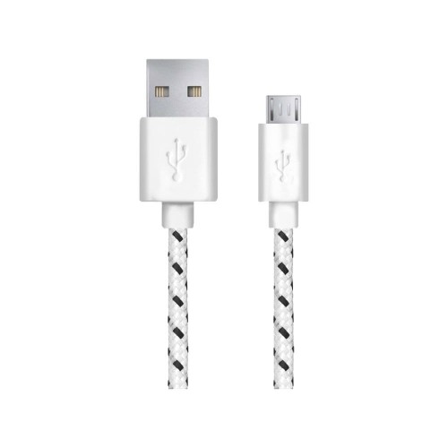 Kabel Micro USB 2.0 A-B M/M 1m Oplot Biały - ESPERANZA