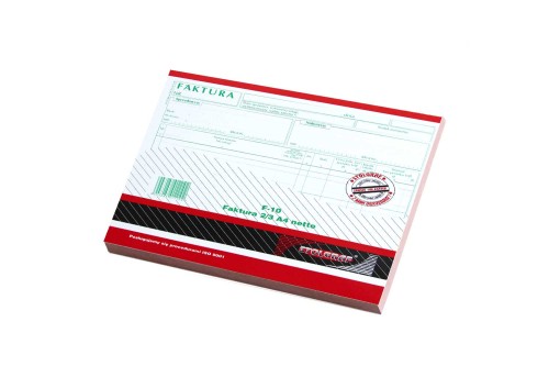 F-10 Faktura 2/3 A4 netto - STOLGRAF