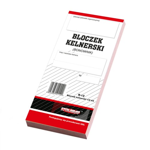 R-12 Bloczek kelnerski 1/3 A4 - STOLGRAF