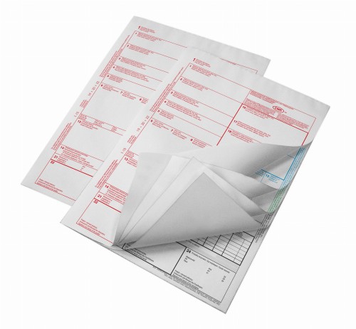 CMR list przewozowy 5 odcinkowy w kompletach - 5 kompletów