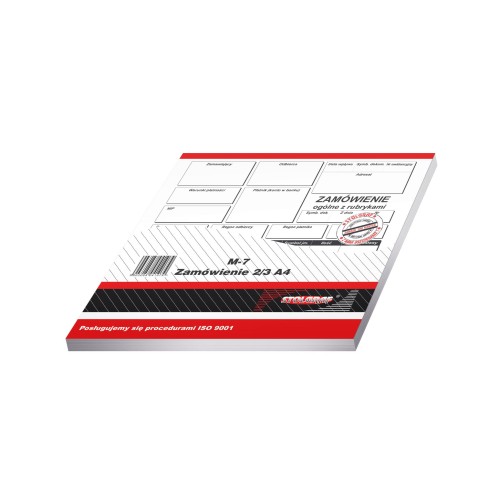 M7 - Zamówienie 2/3 A4 Stolgraf