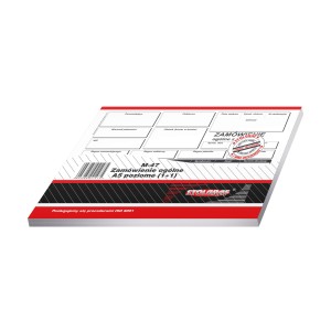 M47 DRUK Zamówienie ogóle  A5 1+1 poziom- STOLGRAF  