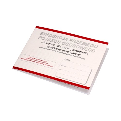 P5 ewidencja przebiegu pojazdów