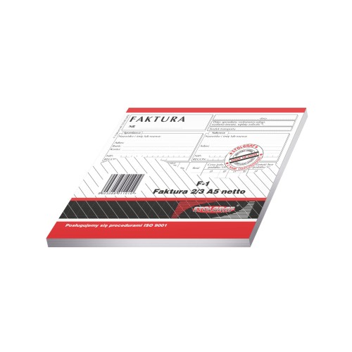F-1 Faktura 2/3 A5 netto - STOLGRAF