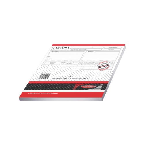 DRUK Faktura 2/3 A4 Uniwersalna - STOLGRAF