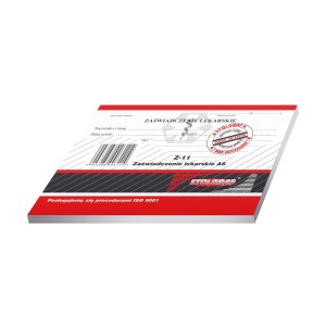 Z-11 DRUK Zaświadczenie Lekarskie A6 Offset - STOLGRAF 