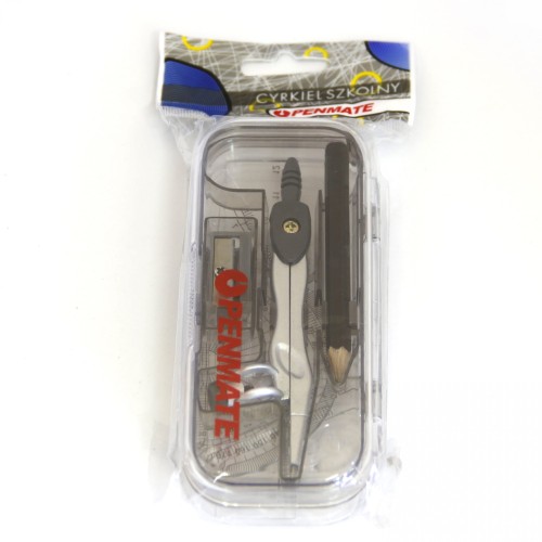 Zestaw Cyrkiel Szkolny 7 Elementów - Wysoka Jakość