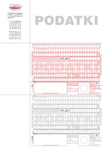 PP-17 DRUK Polecenie Przelewu - Wpłata Gotówkowa Podatki 2 Odcinki A4 - STOLGRAF