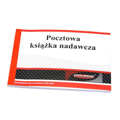 DRUK Pocztowa Książka Nadawcza A5,100 Kartek - STOLGRAF