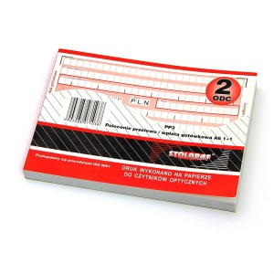 PP-3 DRUK Polecenie Przelewu - Wpłata Gotówkowa 2 Odcinki - z OCR - STOLGRAF