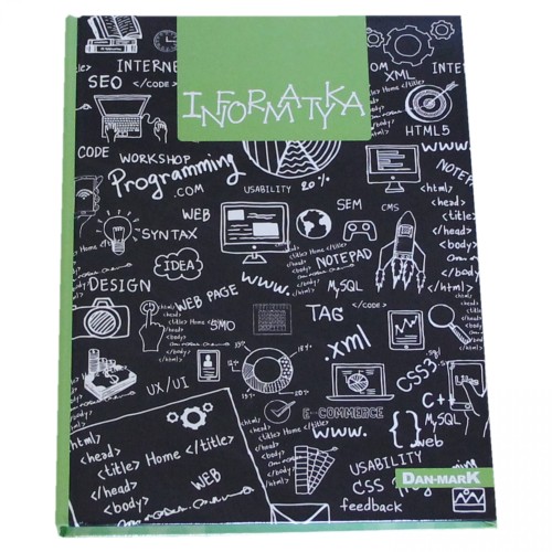 Zeszyt Brulion A5 / 80 Kartek Informatyka + Ściąga - DAN-MARK