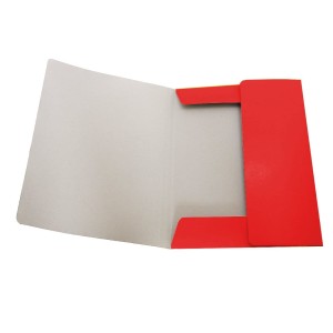 Teczka Tekturowa z Gumką Czerwona A4 - PROTOS