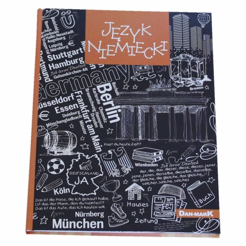 Zeszyt Brulion A5 / 80 Kartek J.Niemiecki + Ściąga - DAN-MARK
