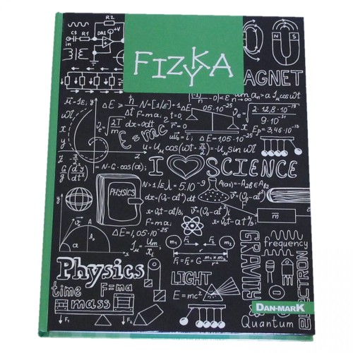 Zeszyt Brulion A5 / 80 Kartek Fizyka + Ściąga - DAN-MARK