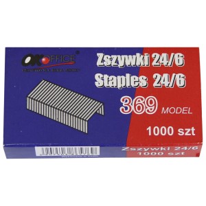 Zszywki Klasyczne 24/6 1000 szt Do Zszywacza