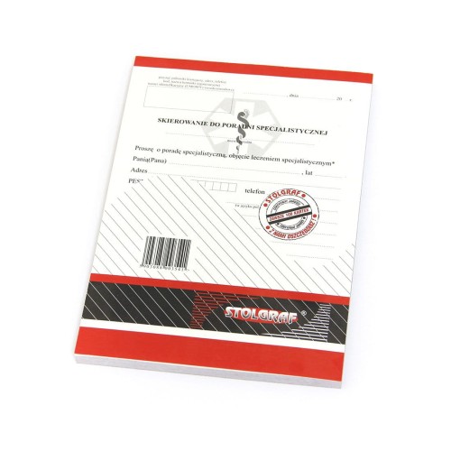 DRUK Skierowanie Do Poradni Specjalistycznej A5 - STOLGRAF