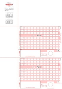 PP-8 DRUK Polecenie Przelewu - Wpłata Gotówkowa 2 Odcinki A4 - STOLGRAF