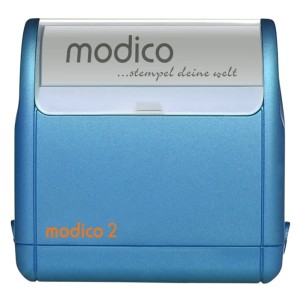 Pieczątka Beztuszowa Wzór - "zapłacono" - Różne Kolory - MODICO 2